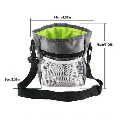 Dog Training Walking Pouch Treat Storage Bag Dispenser Obedience Snack Holder UK