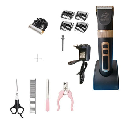 Baorun P2 Electric Hair Clipper for Dogs Cat Professional LCD Screen Pet Trimmer Clippers Rechargeable Electric Trimmer