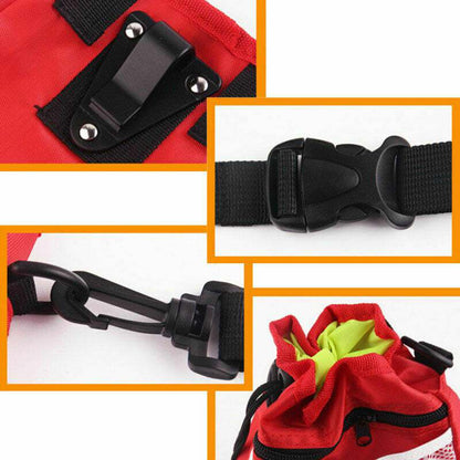 Dog Training Walking Pouch Treat Storage Bag Dispenser Obedience Snack Holder UK