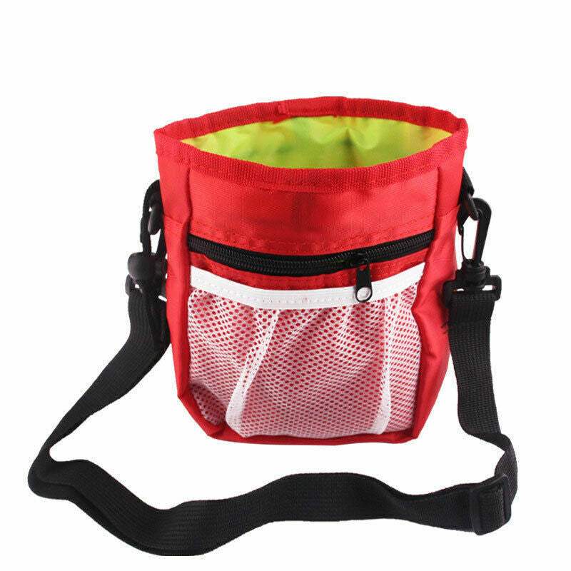 Dog Training Walking Pouch Treat Storage Bag Dispenser Obedience Snack Holder UK